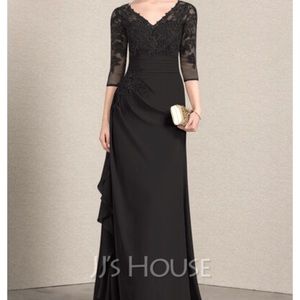JJs House black formal gown. Never worn NWT. 20